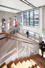 Mercy Corps Entry Stair - Photo Credit: Lara Swimmer